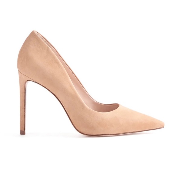 SCHUTZ Lou Pointed Toe Pump Women Nubuck  Pump size 7B NEW - Picture 2 of 16